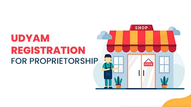 udyam registration for proprietorship