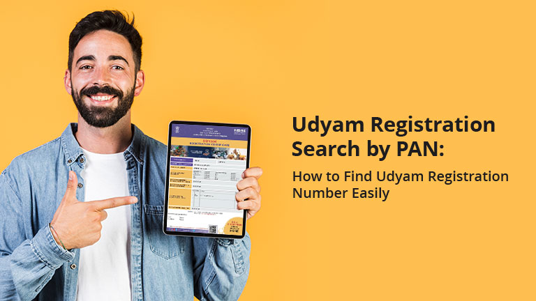 Udyam registration search by pan