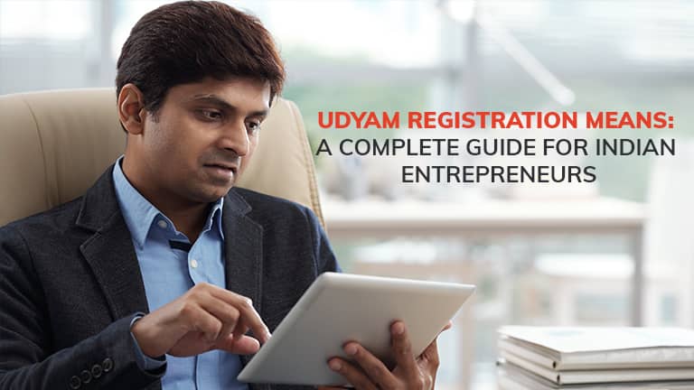 udyam registration means