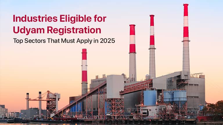 Industries eligible for Udyam registration