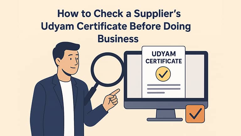 Verify Udyam registration